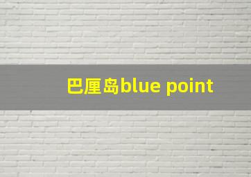 巴厘岛blue point